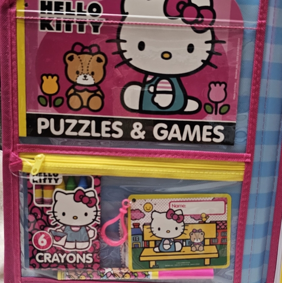 Hello Kitty Carry All Color Activity Art&Crafts Hobbies Kids Travel Gifts - Picture 8 of 14